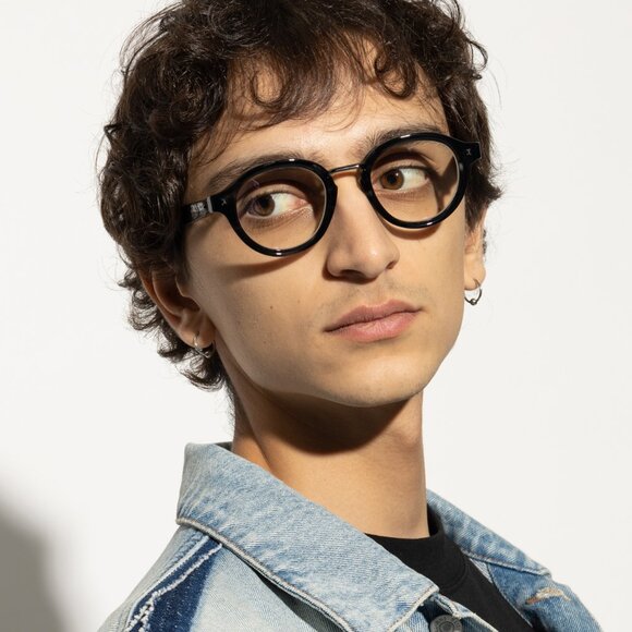 Valentino V-ESSENTIAL-IV VLX-132D AF Round Eyeglasses 46mm - Transparent Brown - Picture 2 of 11